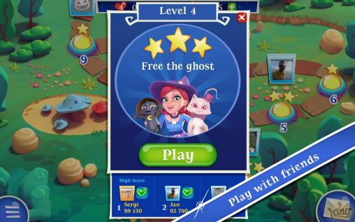 Bubble witch saga 2 - Android game screenshots.