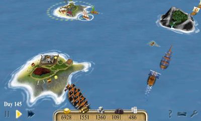 Gameplay of the Sea Empire 3 for Android phone or tablet.