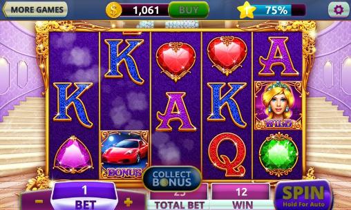 Slots: Diamonds casino - Android game screenshots.