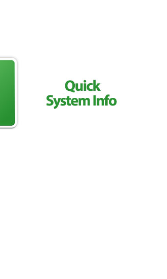 Quick System Info screenshot.