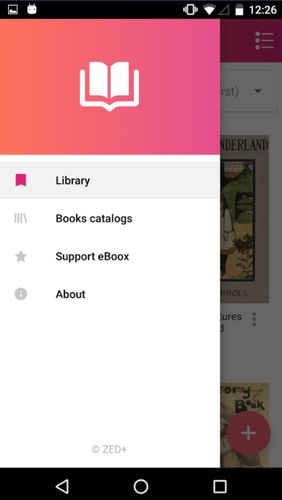 eBoox: Book reader screenshot.