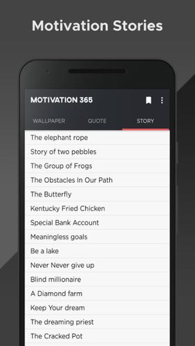 Motivation 365 screenshot.