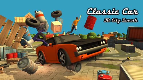 Game Classic car: 3D city smash for iPhone free download.