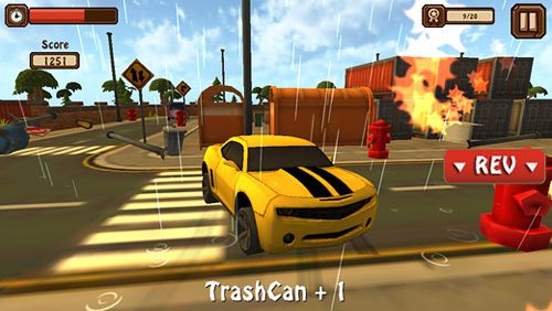 Free Classic car: 3D city smash - download for iPhone, iPad and iPod.