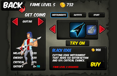 Free Rise to Fame: The Music RPG - download for iPhone, iPad and iPod.