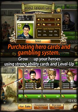 Free The Heroes of Three Kingdoms - download for iPhone, iPad and iPod.