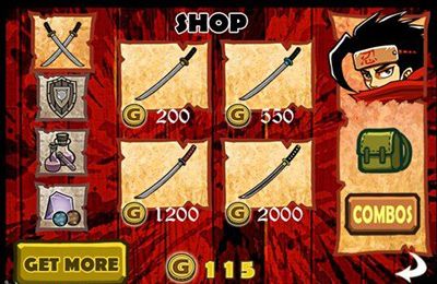 Gameplay screenshots of the Blood Ninja:Last Hero for iPad, iPhone or iPod.
