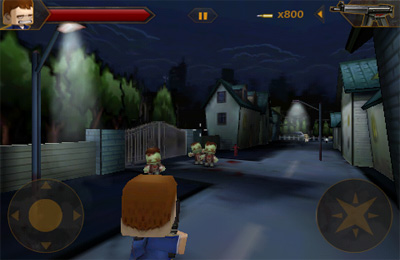 Gameplay screenshots of the Call of Mini: Zombies for iPad, iPhone or iPod.