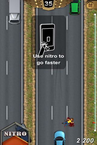 Gameplay screenshots of the Freeway fury for iPad, iPhone or iPod.