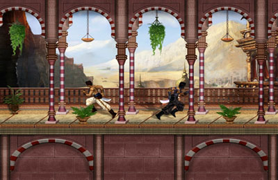 Gameplay screenshots of the Prince of Persia for iPad, iPhone or iPod.