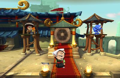 Gameplay screenshots of the Samurai vs Zombies Defense 2 for iPad, iPhone or iPod.