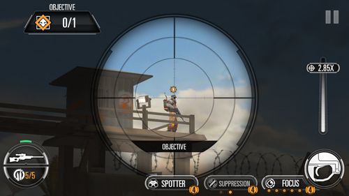 Gameplay screenshots of the Sniper X with Jason Statham for iPad, iPhone or iPod.