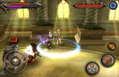 Gameplay screenshots of the Tehra Dark Warrior for iPad, iPhone or iPod.