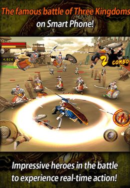 Gameplay screenshots of the The Heroes of Three Kingdoms for iPad, iPhone or iPod.