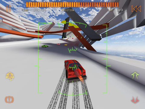 Gameplay screenshots of the Jet car stunts 2 for iPad, iPhone or iPod.