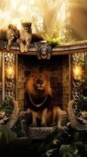 New mobile wallpapers - free download. Art photo,Lions,Animals picture and image for mobile phones.