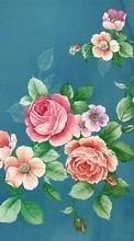 New 800x480 mobile wallpapers Plants, Flowers, Roses, Drawings free download.