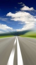 New mobile wallpapers - free download. Landscape, Sky, Roads picture and image for mobile phones.