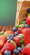 New mobile wallpapers - free download. Food,Berries,Strawberry picture and image for mobile phones.