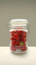 New mobile wallpapers - free download. Food, Berries, Strawberry, Tablewares picture and image for mobile phones.