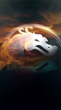 New mobile wallpapers - free download. Background, Games, Logos, Mortal Kombat picture and image for mobile phones.