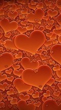 New mobile wallpapers - free download. Background,Hearts picture and image for mobile phones.