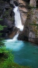 New mobile wallpapers - free download. Mountains, Landscape, Waterfalls picture and image for mobile phones.