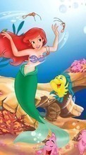 New mobile wallpapers - free download. Cartoon,The Little Mermaid picture and image for mobile phones.