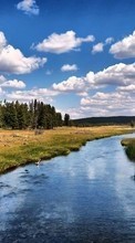 New mobile wallpapers - free download. Landscape, Rivers, Sky picture and image for mobile phones.