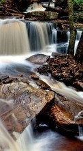 New mobile wallpapers - free download. Landscape,Nature,Waterfalls picture and image for mobile phones.
