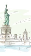 Landscape, Pictures, Statue of Liberty for Sony Ericsson Xperia X10 mini pro