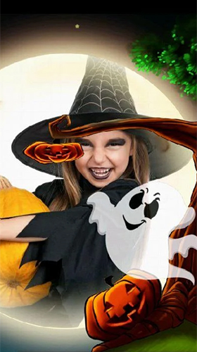 Download Halloween: Kids photo free Cartoon livewallpaper for Android phone and tablet.