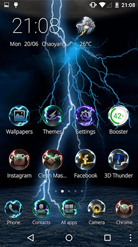 Download Lightning storm 3D free Hitech livewallpaper for Android phone and tablet.