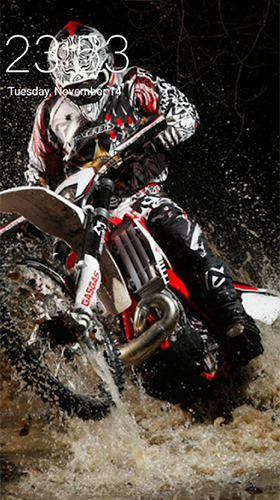 Download livewallpaper Motocross for Android.