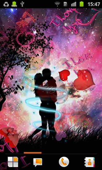 Download livewallpaper About love for Android.