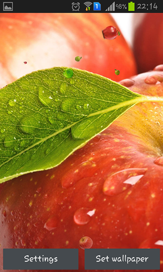 Download Apple by Happy free Food livewallpaper for Android phone and tablet.