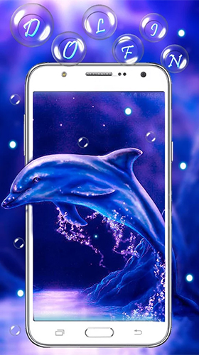 Blue dolphin by Live Wallpaper Workshop apk - free download.