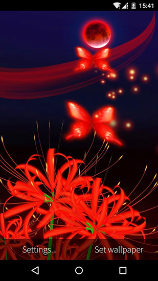Download Butterfly and flower 3D free livewallpaper for Android 8.0 phone and tablet.