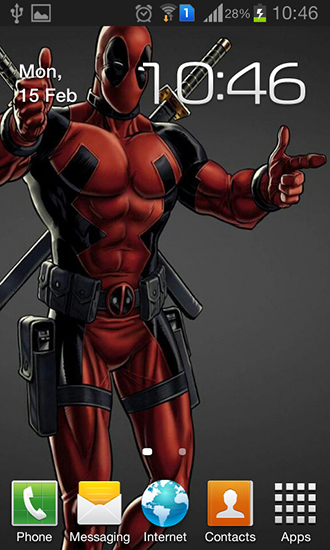 Download Deadpool free Movie livewallpaper for Android phone and tablet.