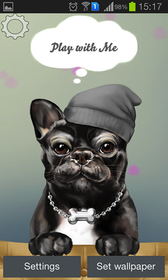 Download French bulldog free livewallpaper for Android 4.4.2 phone and tablet.