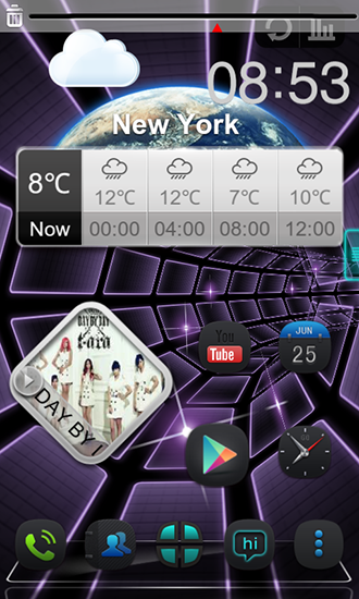 Download livewallpaper Next Time Tunnel 3D for Android.