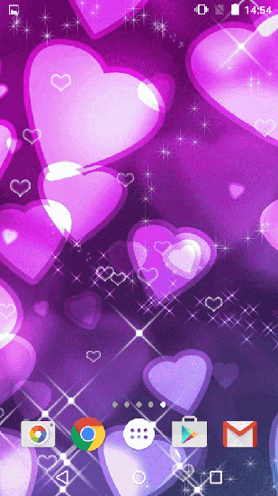 Download Purple hearts free livewallpaper for Android 4.2 phone and tablet.