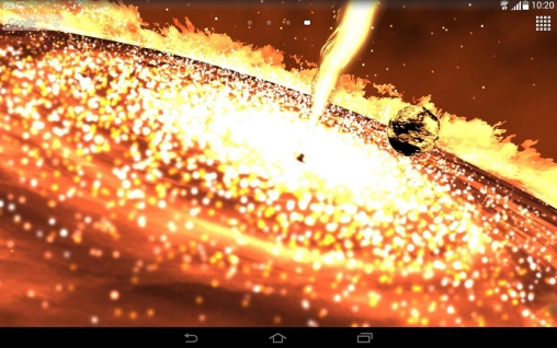 Download livewallpaper Quasar 3D for Android.