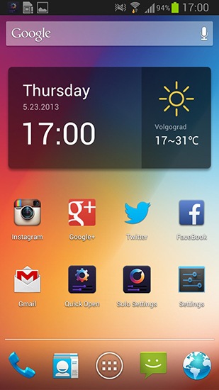 Download Solo launcher free livewallpaper for Android 1.0 phone and tablet.