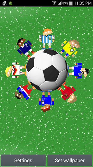 Download World soccer robots free Logotypes livewallpaper for Android phone and tablet.