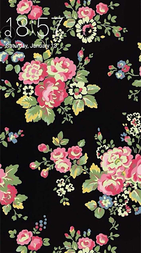 Screenshots of the live wallpaper Floral for Android phone or tablet.