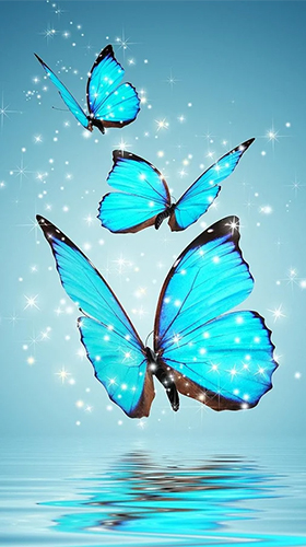 Full version of Android apk livewallpaper Butterflies by Happy live wallpapers for tablet and phone.