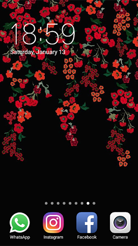 Full version of Android apk livewallpaper Floral for tablet and phone.