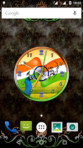 Full version of Android apk livewallpaper India clock by iPlay Store for tablet and phone.