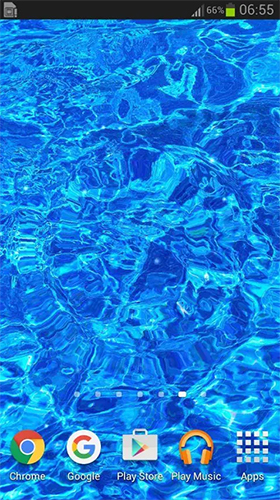 Full version of Android apk livewallpaper Water ripple for tablet and phone.